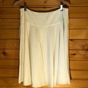 Ralph Lauren Cream Linen Skirt
